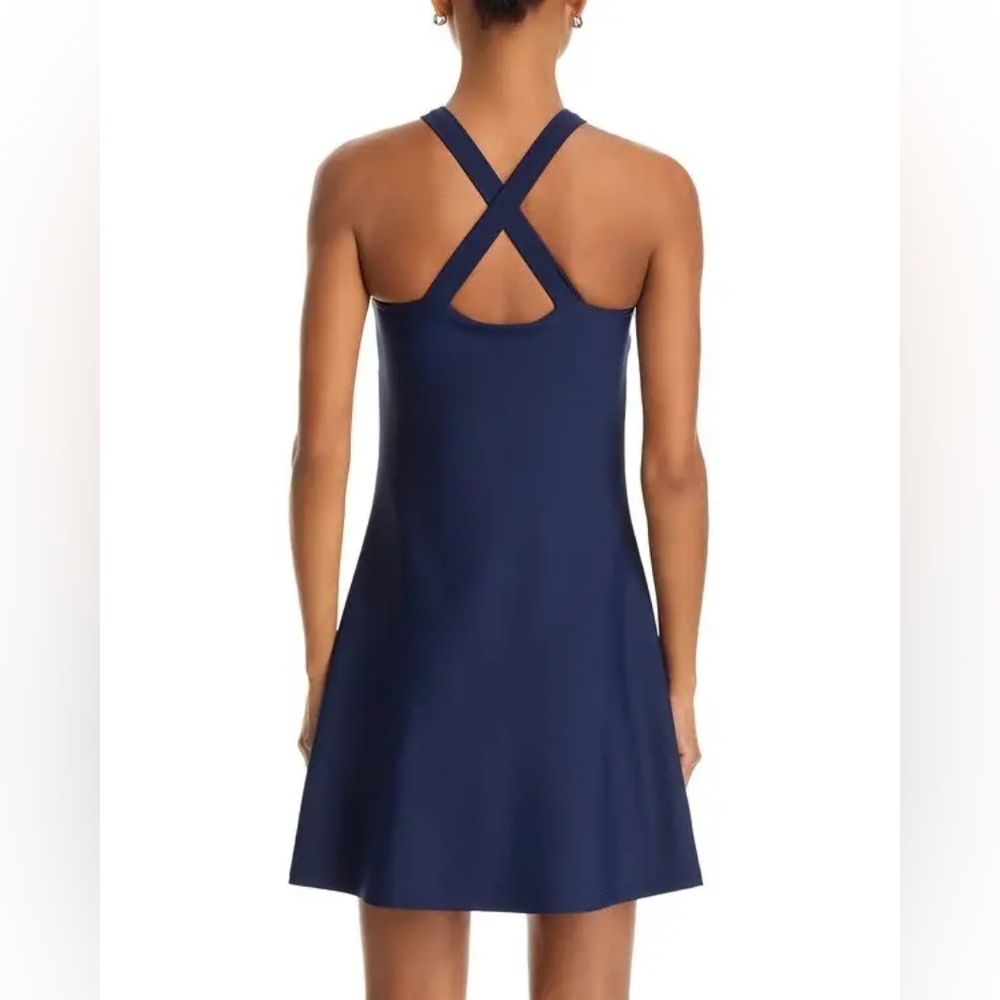 AQUA Myth Pleated Hem Active Dress Women’s Athletic Tennis Dress - Picture 6 of 6
